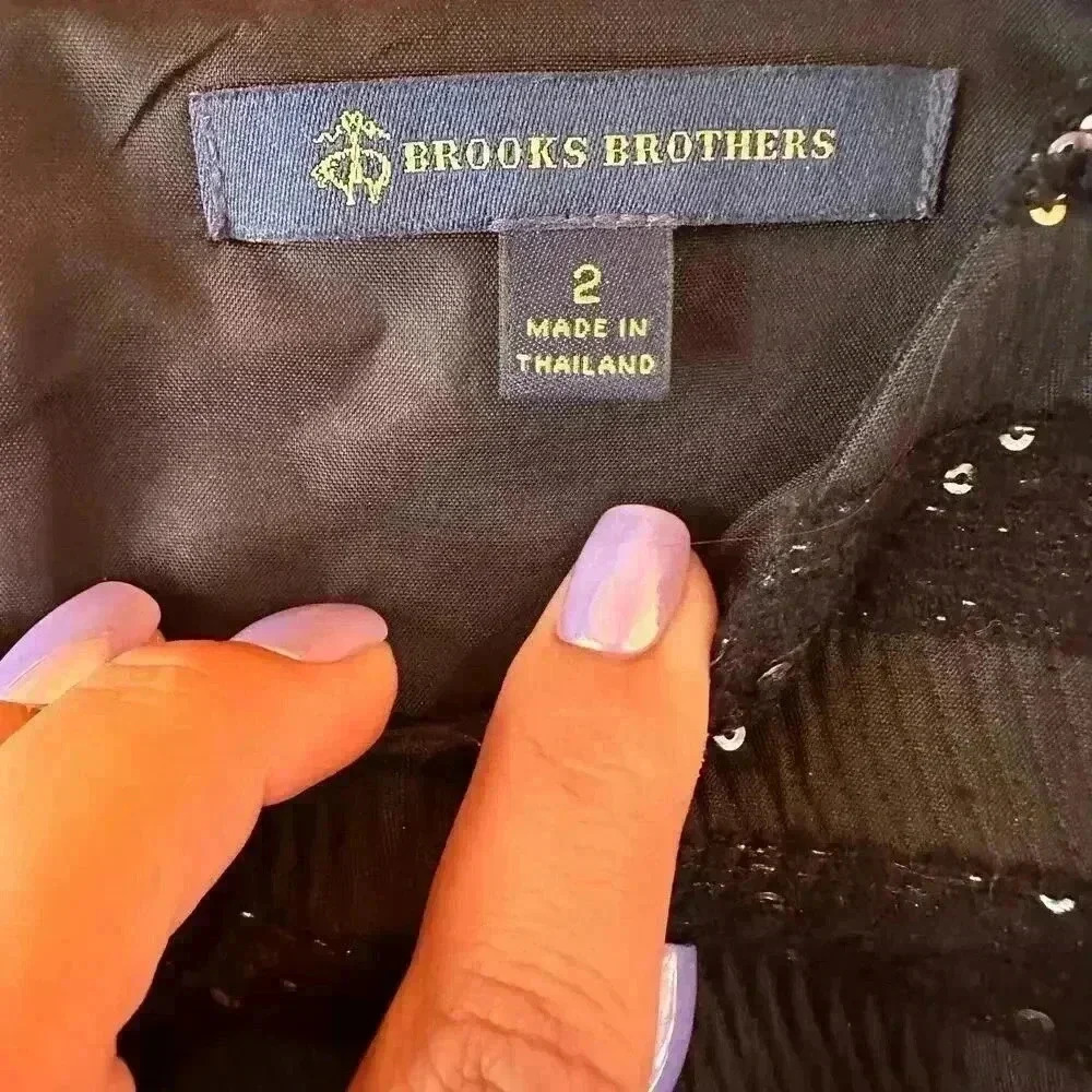 Brooks Brothers Navy Blue Midi Dress - Picture 3 of 7